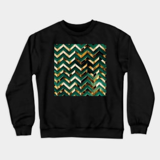Festive Aesthetic - Emerald Jazz Crewneck Sweatshirt